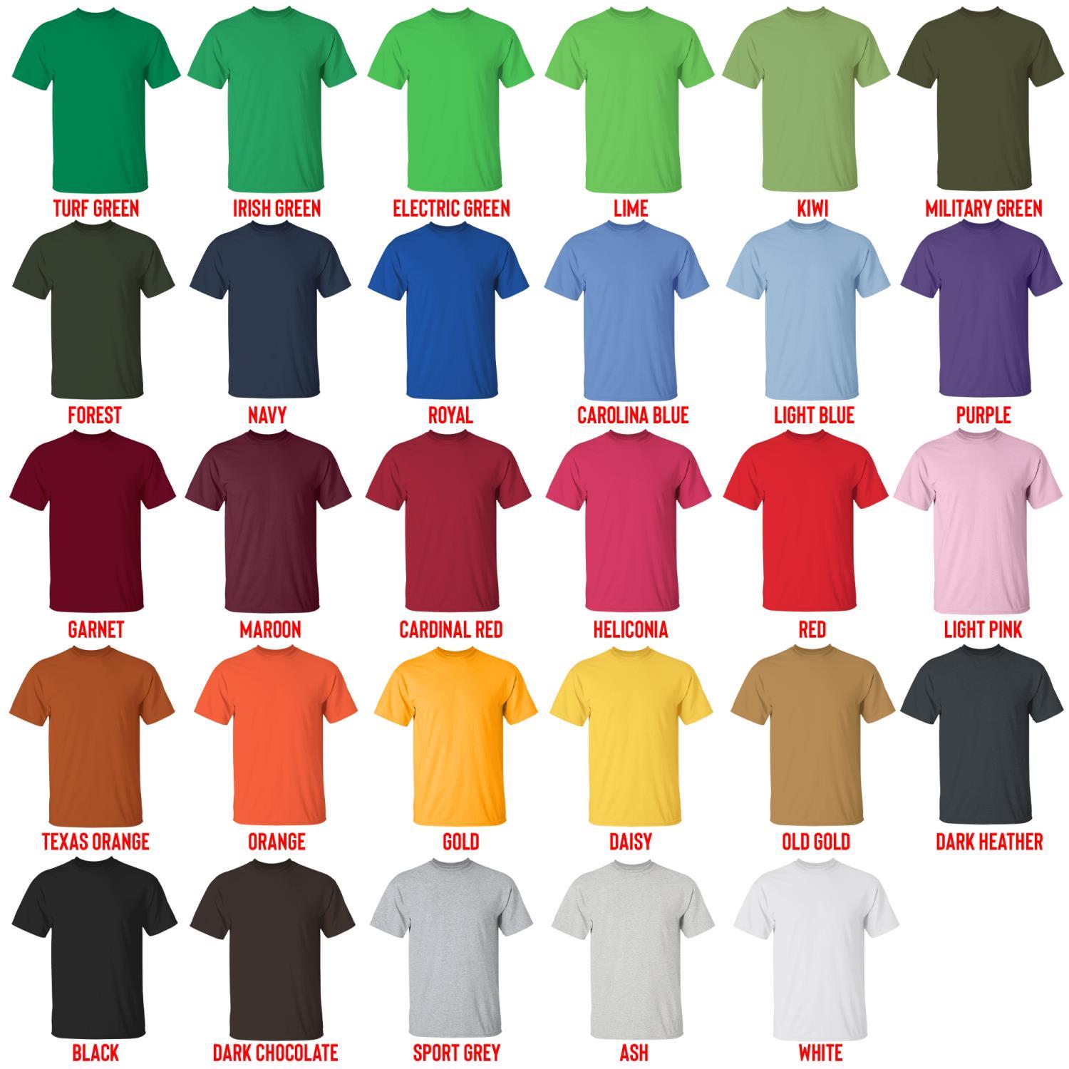 t shirt color chart - One Piece EU Store