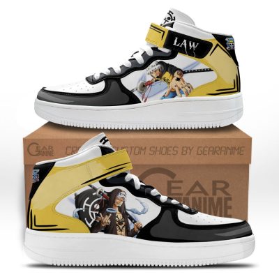 Trafagar Law Sneakers Air Mid Custom