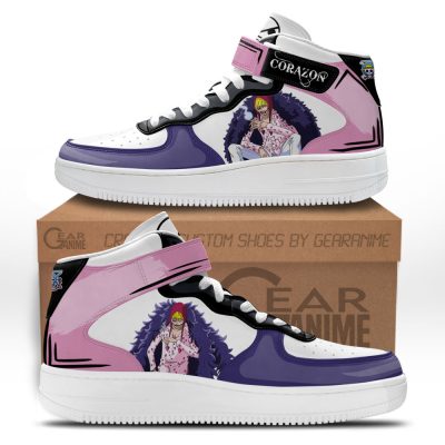 Donquixote Rosinante Sneakers Air Mid Custom
