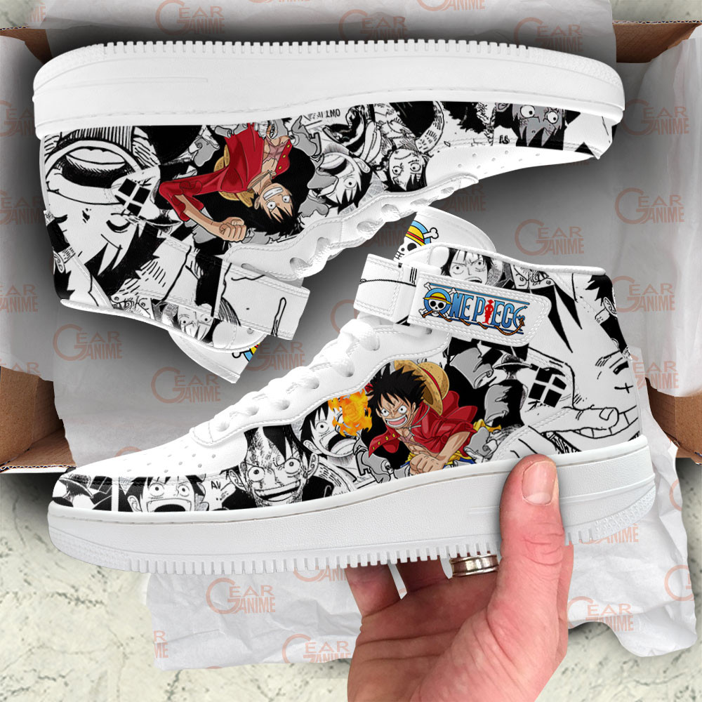 Monkey D. Luffy Sneakers Air Mid - Image 4