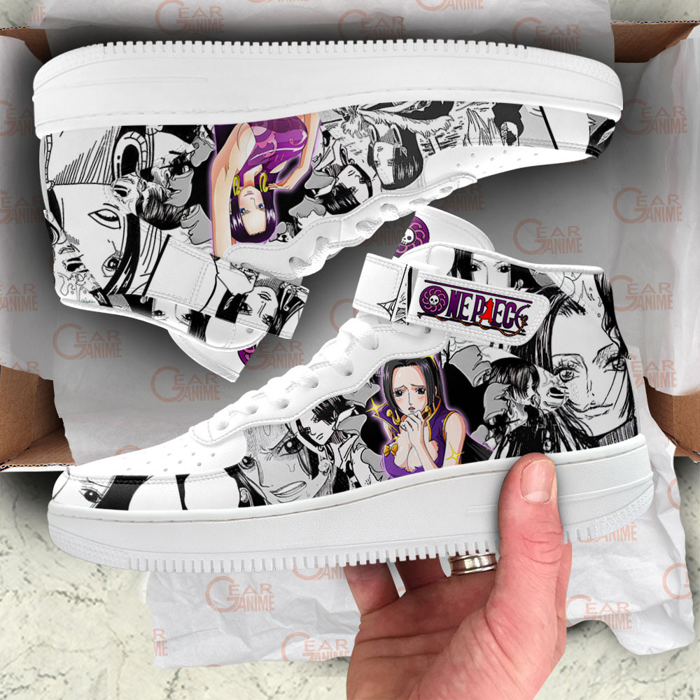 Boa Hancock Sneakers Air Mid One Piece - Image 4
