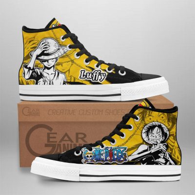 Luffy High Top Shoes One Piece