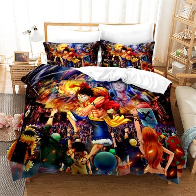 One Piece Luffy Fire Punch Bedding Set