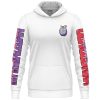 5th Gear Luffy White One Piece Streetwear Lightweight Hoodie FRONT mockup - One Piece EU Store