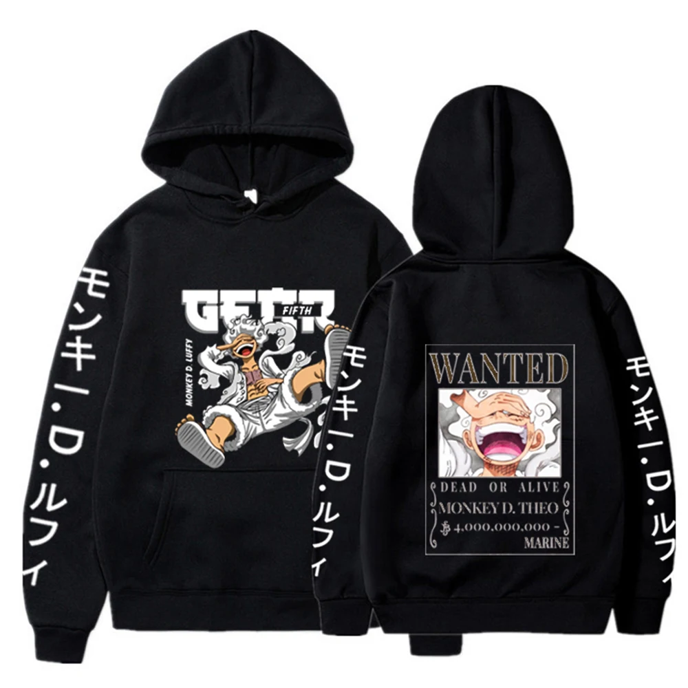 One Piece Luffy White Hoodie
