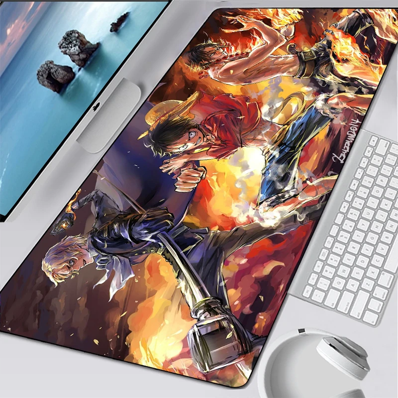 Luffy Ace Sabo One Piece Mouse Pad