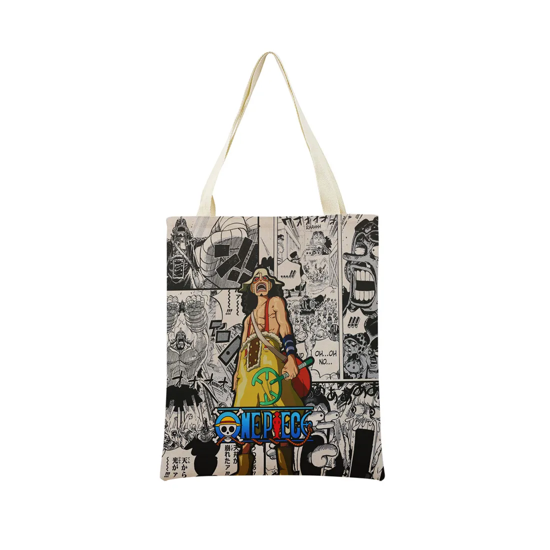 One Piece Art Print Usopp Tote Bag