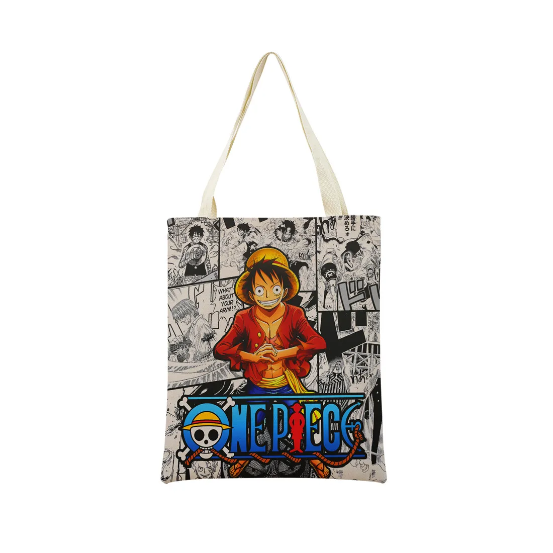 One Piece Art Print Luffy Tote Bag