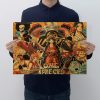 Anime One Piece character collection Vintage kraft paper poster series Cafe home decorative painting - One Piece EU Store