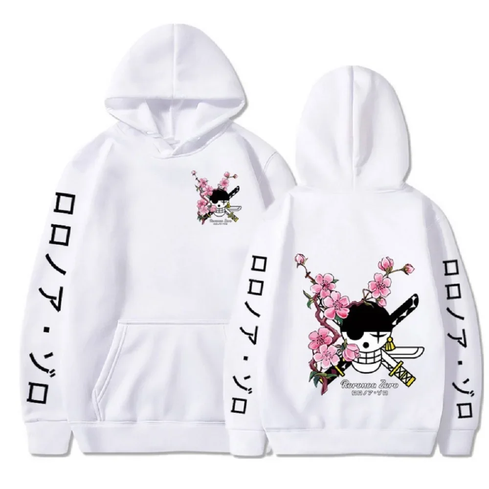 Anime Sweatshirts Luffy Roronoa Zoro Manga Hoodies Men Women Harajuku Casual Pullover Oversized Fleece Tops Y2K 11 - One Piece EU Store
