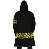 Black Trafalgar Law One Piece AOP Hooded Cloak Coat BACK Mockup - One Piece EU Store