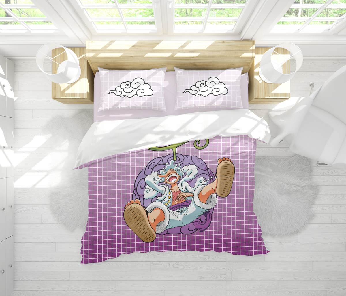 Gear 5 Luffy One Piece Bedding Set - Image 2