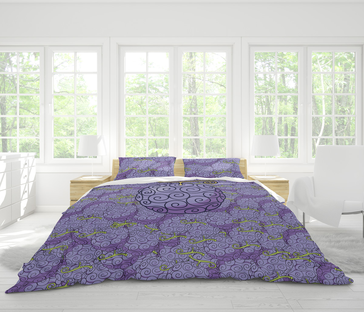 Gomu Gomu No Mi One Piece Bedding Set - Image 4