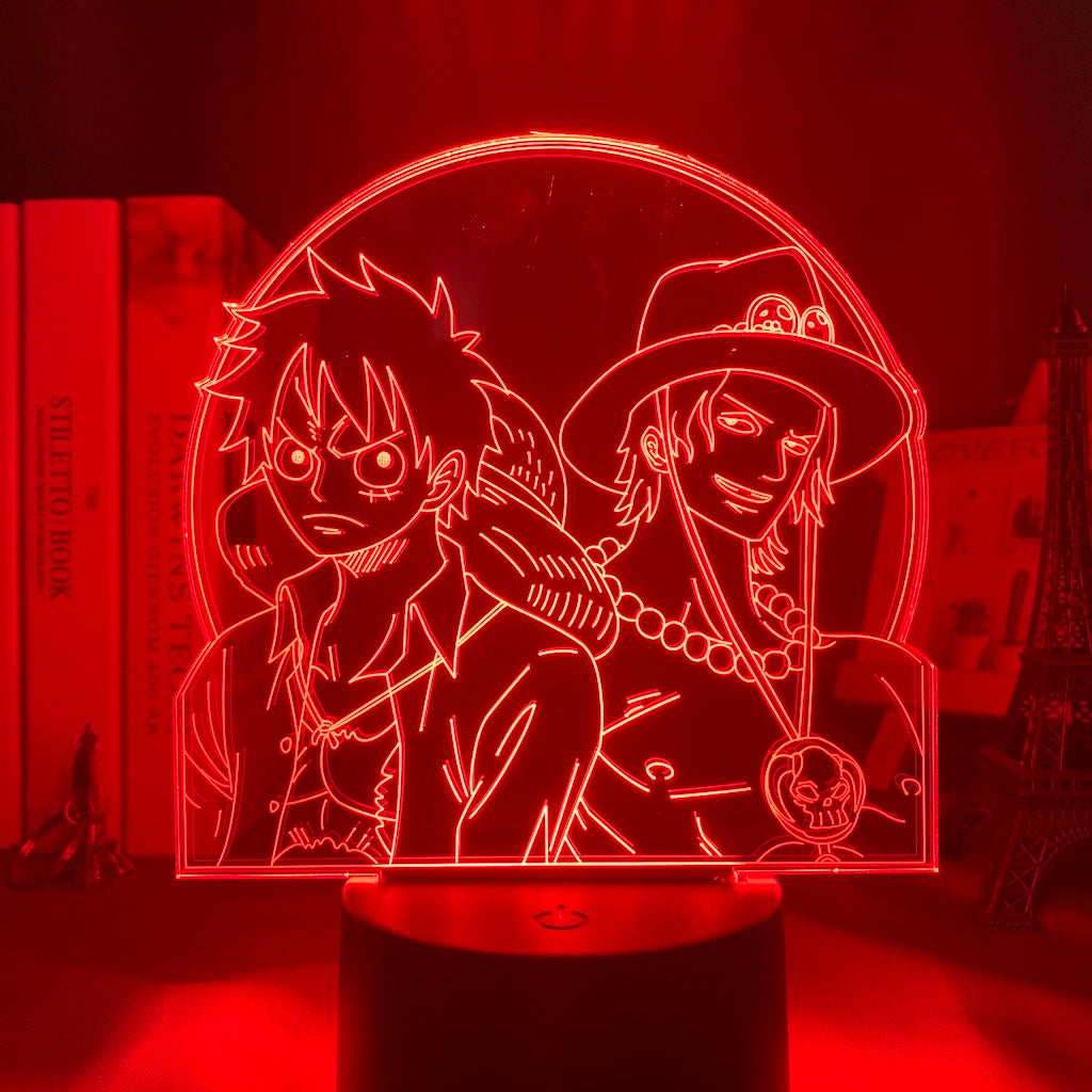 Luffy and Ace Led Lamp - Image 4