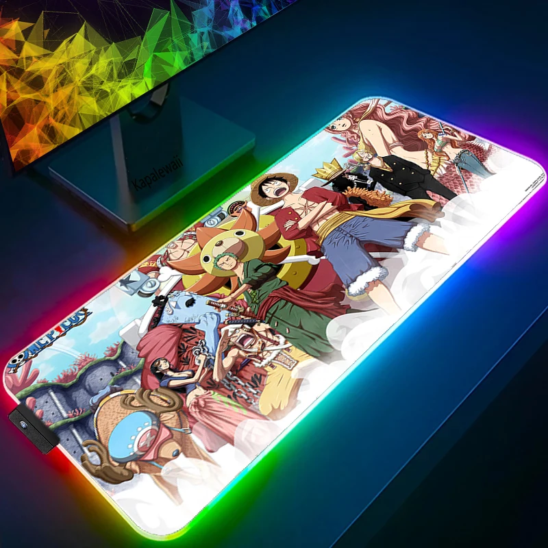 One Piece RGB Gaming Mouse Pad