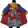 Luffy Gear 5 Sea Wave OP AOP Hooded Cloak Coat NO HOOD Mockup - One Piece EU Store