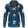 Luffy Gear 5 v2 Pattern One Piece Lightweight Hoodie BACK mockup - One Piece EU Store