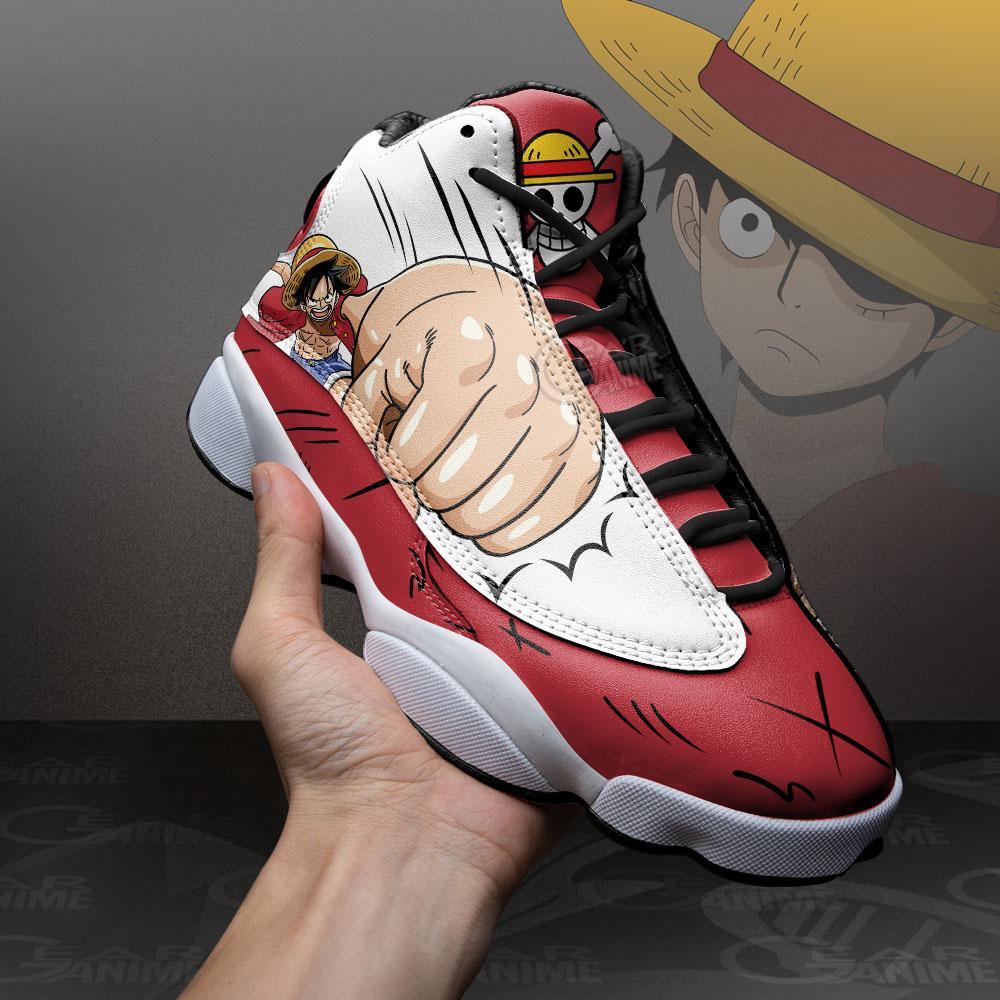 One Piece Luffy Gomu Gomu JD 13 Sneakers - Image 2