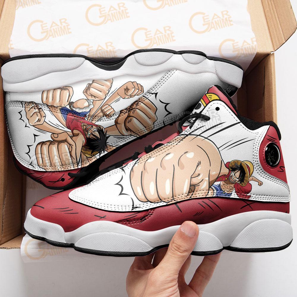 One Piece Luffy Gomu Gomu JD 13 Sneakers - Image 4