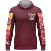 Monkey D. Luffy V3 One Piece Streetwear Lightweight Hoodie FRONT mockup - One Piece EU Store