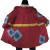Monkey Luffy Wano Country Arc Demon Slayer Hooded Cloak Coat NO HOOD Mockup - One Piece EU Store