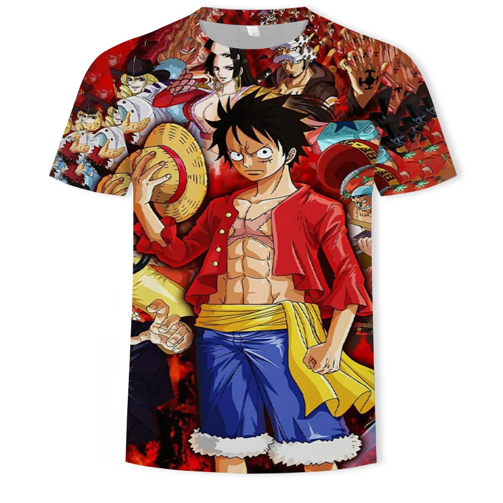 New Anime One Piece Luffy Fashion Kids Boy Girl Children T Shirt 3D Casual Summer Men 11 1 - One Piece EU Store