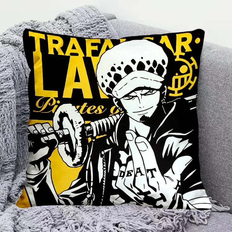 Trafalgar Law Black And White One Piece Pillow
