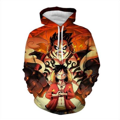 Monkey D. Luffy One Piece 3D Hoodie