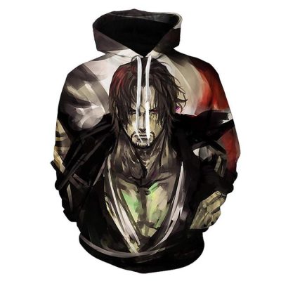 Shanks One Piece 3D Hoodie