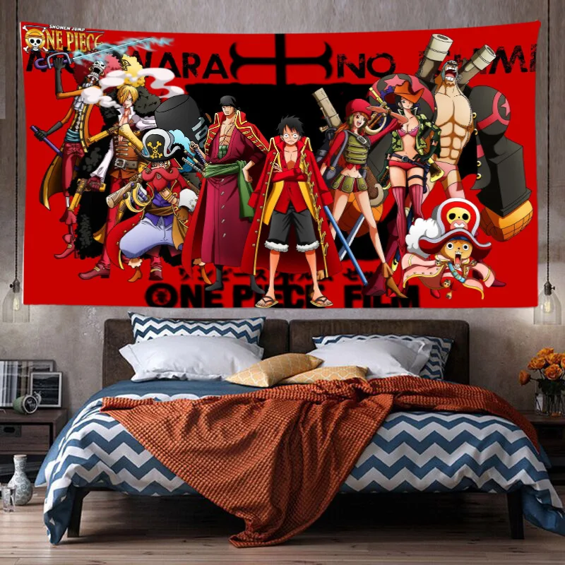 One Piece Edward Newgate Sanji Decorative Hanging Cloth Oversized Decorative Tapestry Bedside Background Wall Bedroom Decoration 7 - One Piece EU Store