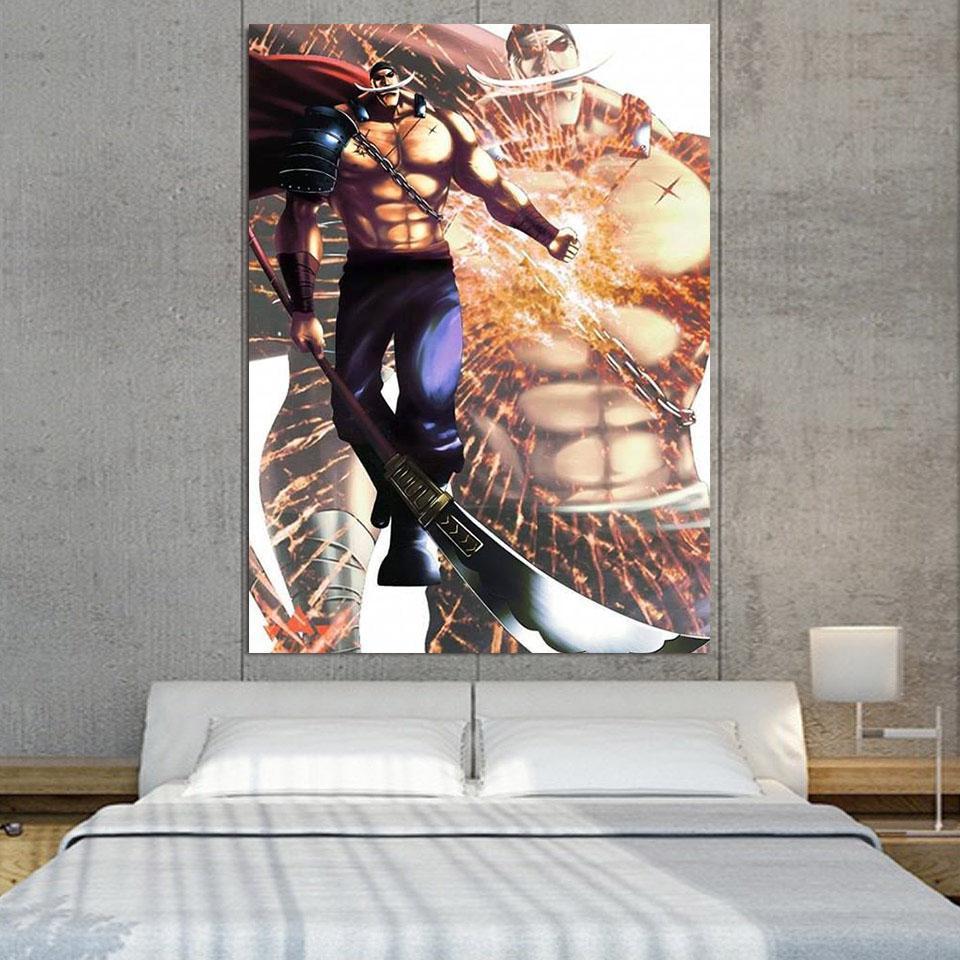 One Piece Edward Newgate Whitebeard Canvas Print