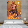 One Piece Fire Fist Ace Fiery Blazing Hot Orange 1pc Canvas 1 - One Piece EU Store