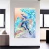 One Piece Marco The Phoenix Pirate Blue Portrait 1pc Canvas 2 - One Piece EU Store