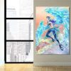 One Piece Marco The Phoenix Pirate Blue Portrait 1pc Canvas 3 - One Piece EU Store