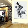 One Piece Pirate Roronoa Zoro Black And White 1pc Wall Art 3 - One Piece EU Store