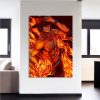 One Piece Portgas D Ace Fire Fist Power Orange 1pc Wall Art 2 - One Piece EU Store