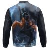 One Piece Straw Hat Pirates Brook Dead Bones Varsity Jacket Back - One Piece EU Store