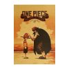 Room Decor Anime One Piece Sea revenge ancient kraft paper printed poster family room decorative aesthetics 2 - One Piece EU Store