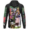 Roronoa Zoro V3 One Piece Streetwear Lightweight Hoodie BACK mockup - One Piece EU Store
