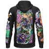 Roronoa Zoro V4 One Piece Streetwear Lightweight Hoodie BACK mockup - One Piece EU Store