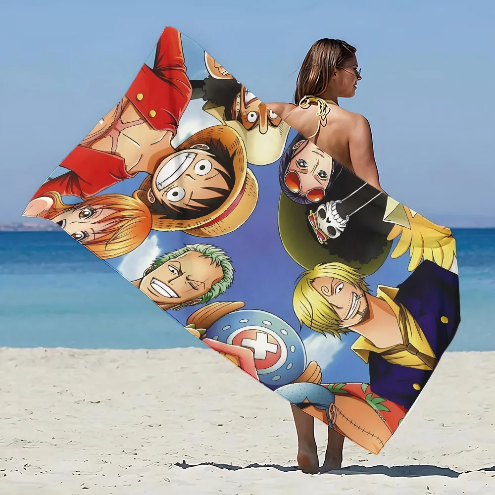 One Piece Luffy Gear 5 Beach Towel Quick Dry