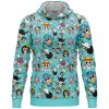 Strawhats Jolly Roger One Piece Lightweight Hoodie FRONT mockup - One Piece EU Store