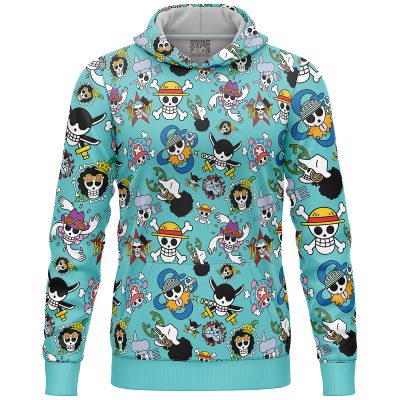 Strawhats Jolly Roger One Piece Lightweight Hoodie