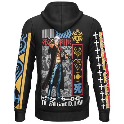 Trafalgar D. Law V2 One Piece Streetwear Lightweight Hoodie