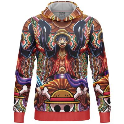Trippy Monkey D. Luffy One Piece Lightweight Hoodie