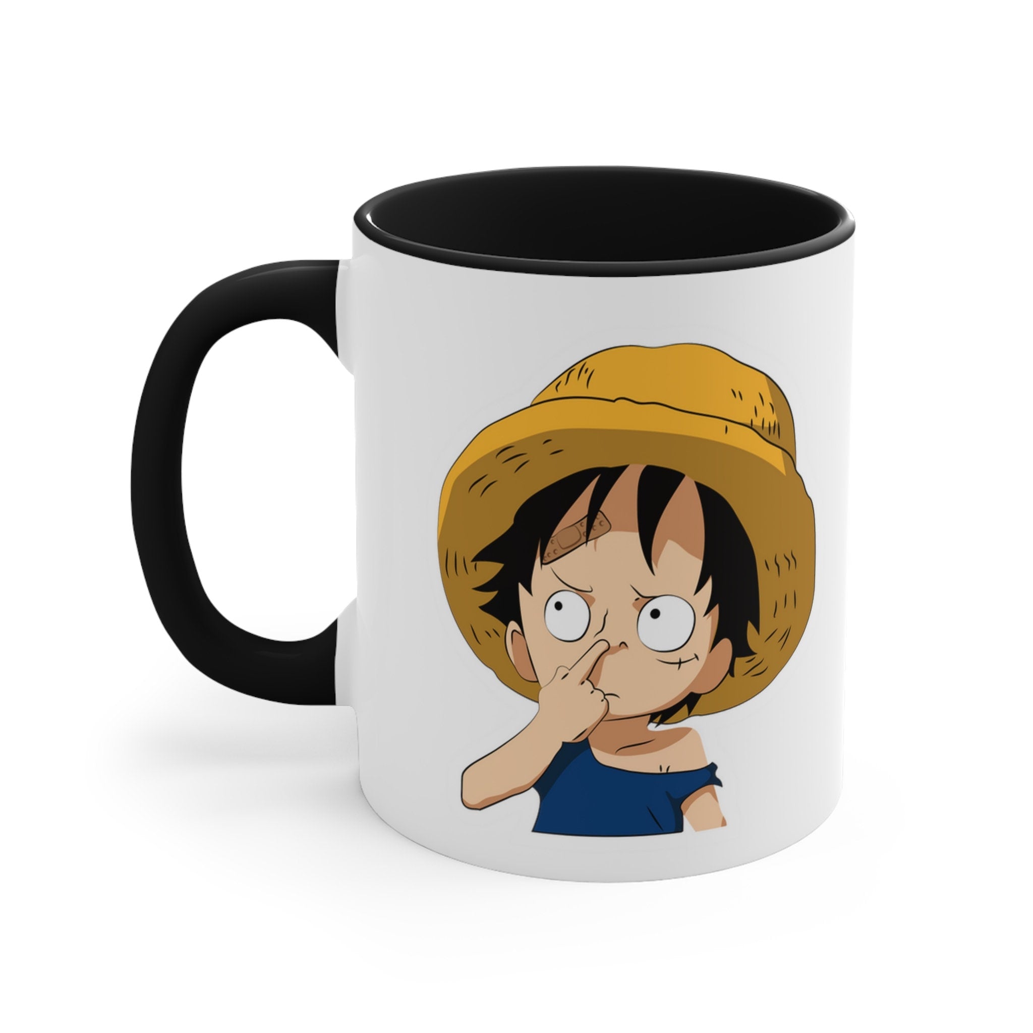 One Piece Monkey D. Luffy Picking Nose Mug - Image 15