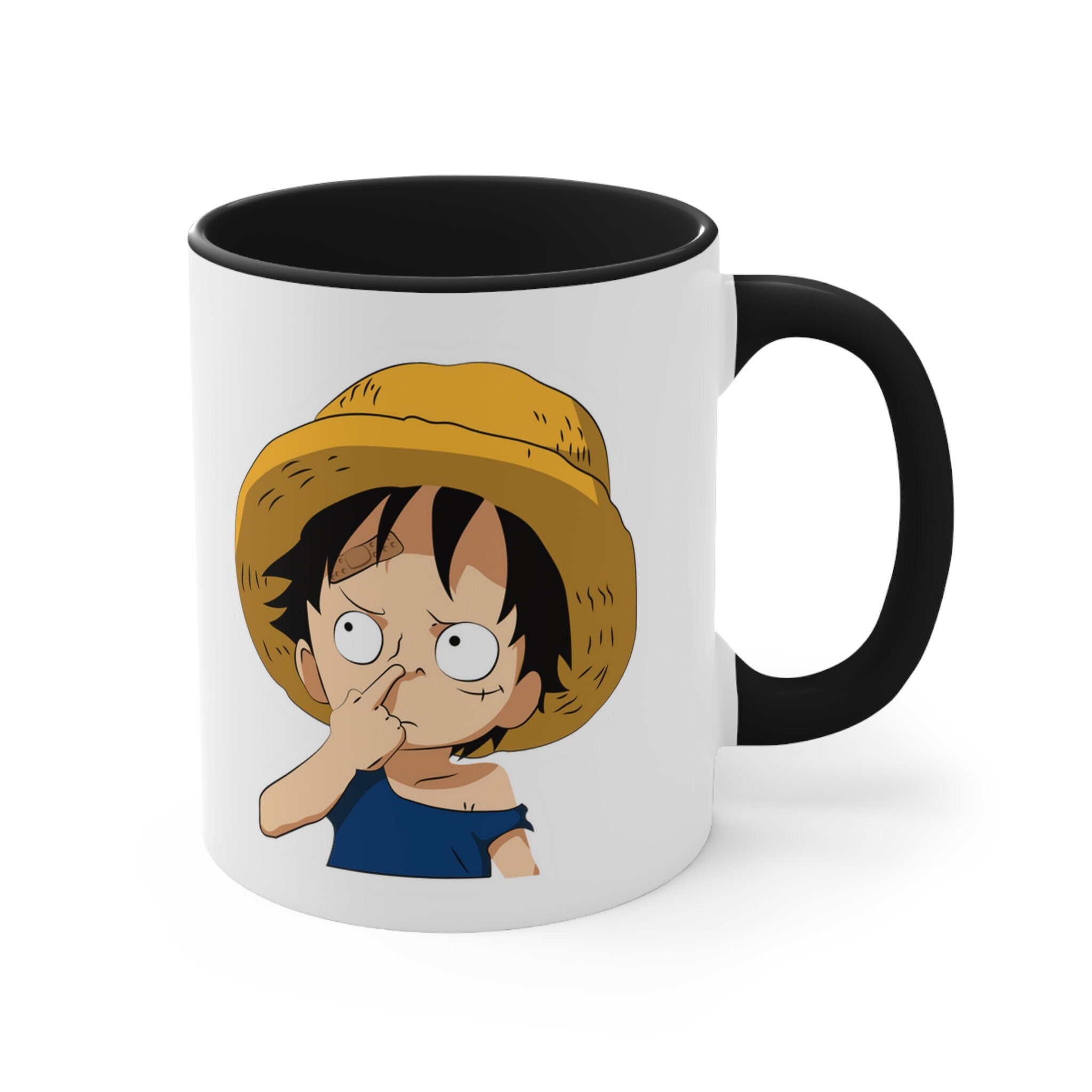 One Piece Monkey D. Luffy Picking Nose Mug - Image 17