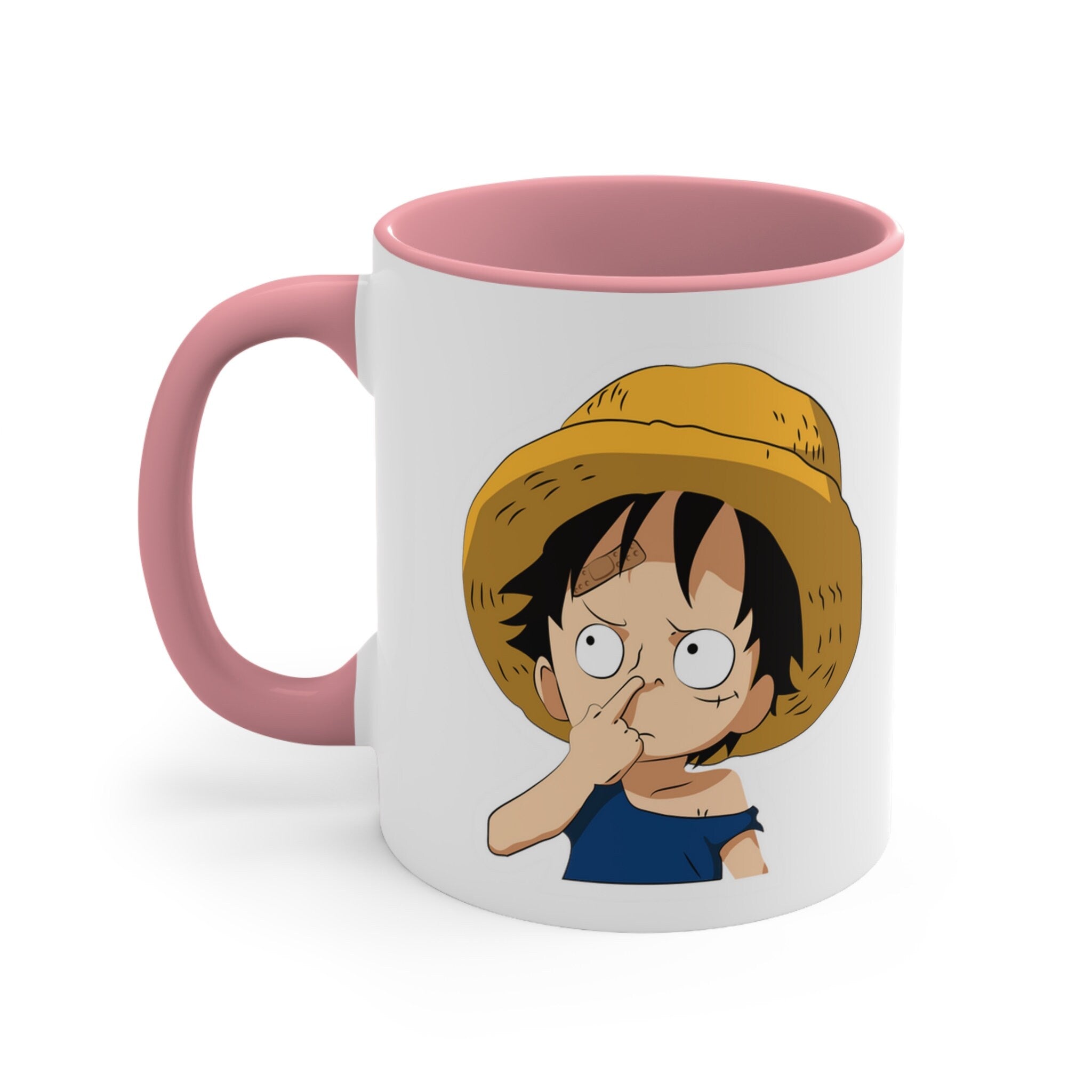 One Piece Monkey D. Luffy Picking Nose Mug - Image 20
