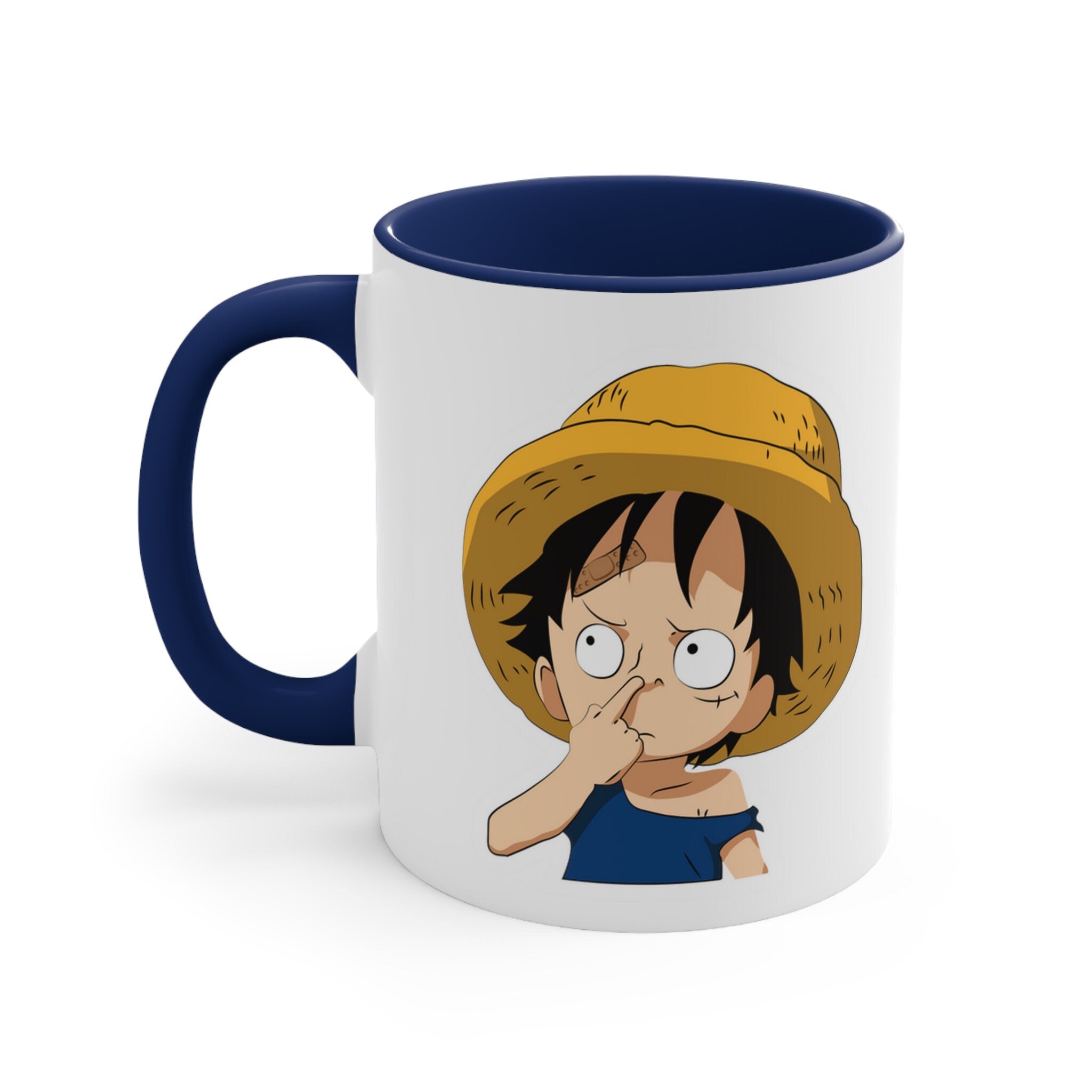 One Piece Monkey D. Luffy Picking Nose Mug - Image 18