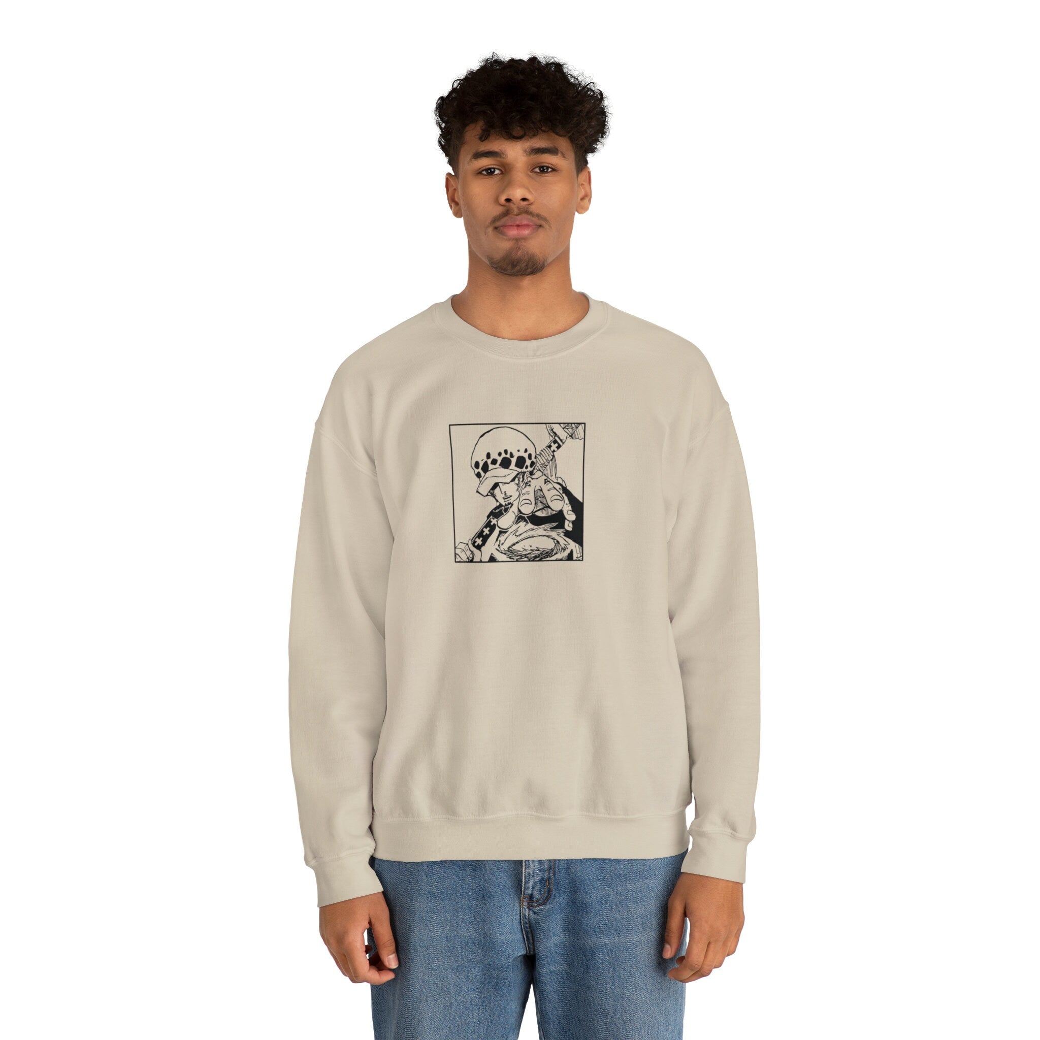 Trafalgar D. Water Law One Piece Manga Sweatshirt - Image 5